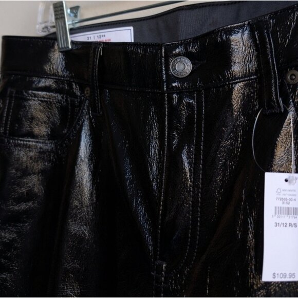 NWT GAP Patent Faux Leather Pants - Picture 3 of 7